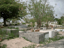 Ein Friedhof in Marigot