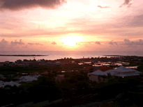 Sonnenaufgang am Orient Beach